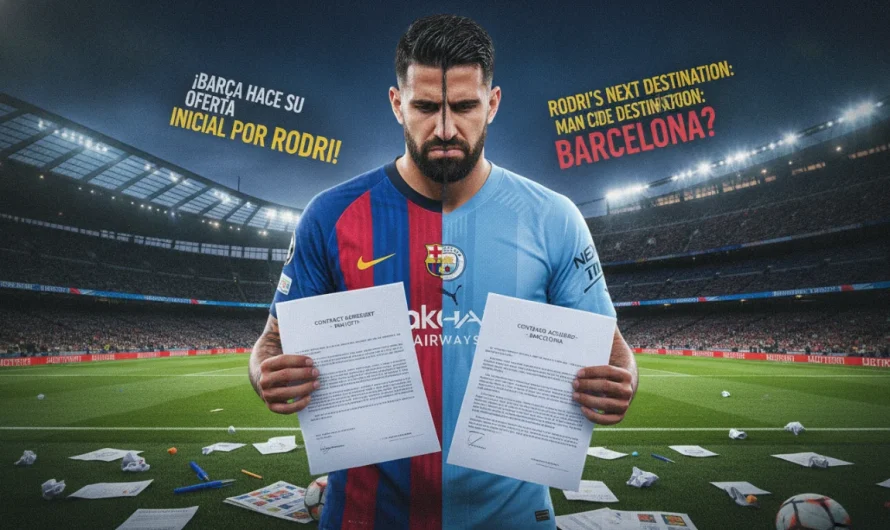 Rodri İçin Kapışma Büyüyor, Barcelona Hamleyi Başlattı